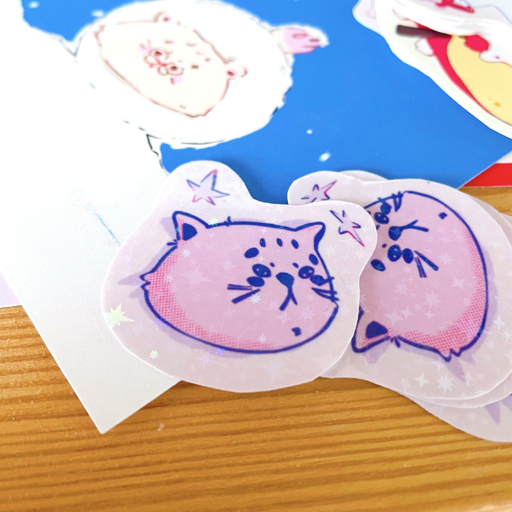 Mad Cat Holo Sticker - Cubs Forest
