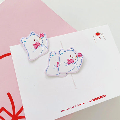 Gift Mochi Bear Vinyl Sticker - Cubs Forest
